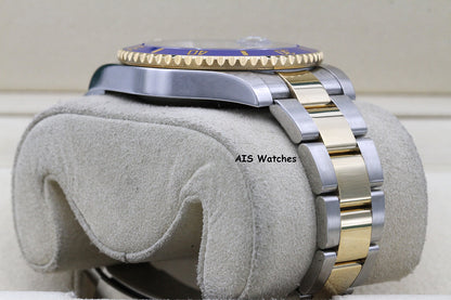 Rolex Submariner 18K YG/SS 116613LB SunBurst Blue Dial Ceramic 40MM 2018 B&P