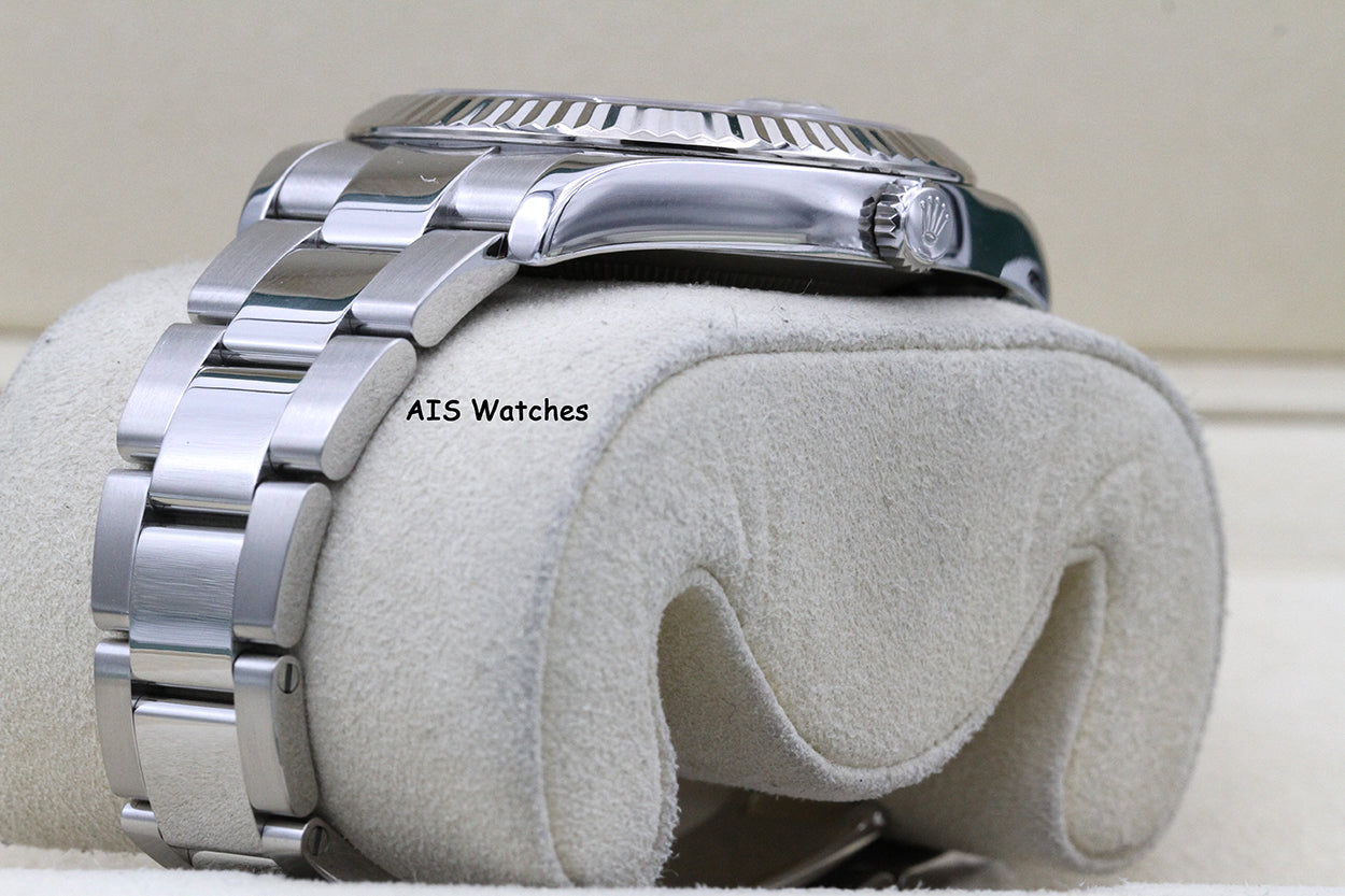 Rolex Datejust II 41MM 116334 Blue Stick Dial Stainless Steel 2015 Box & Papers
