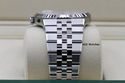 BNIB Rolex 127334 Land Dweller 40MM White Dial Stainless Steel Flat Jubilee B&P