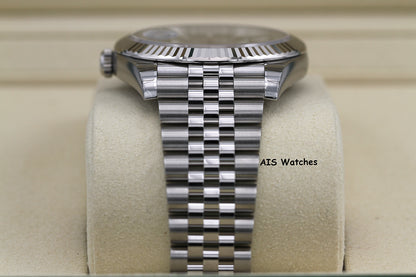 BNIB Rolex Datejust 41MM 126334 Green Stick Dial Jubilee Box & Paper