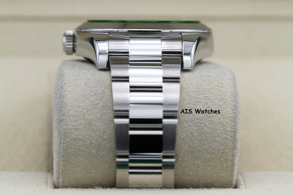 Rolex Milgauss Z-BLUE 116400GV Green Crystal Blue Dial 2017 Box & Papers