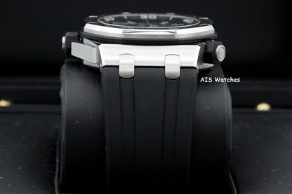 Audemars Piguet 15710ST Royal Oak Offshore Diver Black Dial 42MM Box & Papers