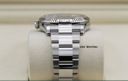 Rolex Datejust 36MM 126234 Oyster Black Stick Dial Stainless Steel B&P