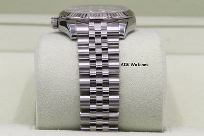 Rolex Ladies DateJust 178274 White Roman Dial 31MM Jubilee B&P