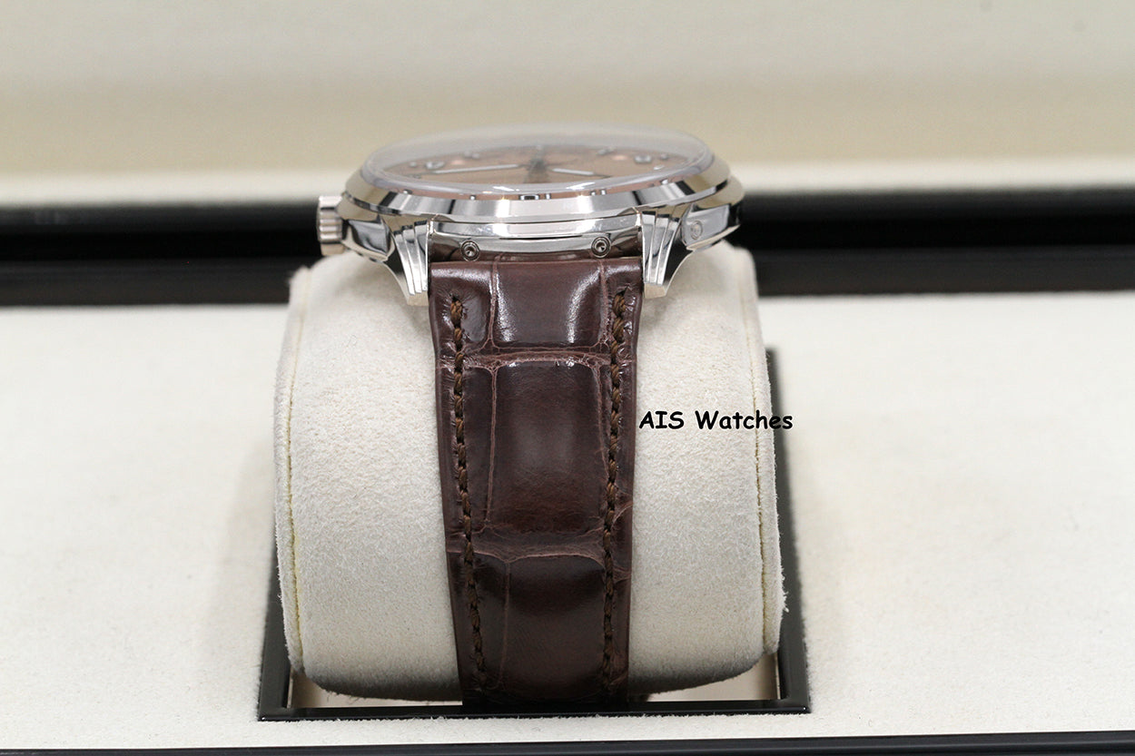 Patek Philippe Perpetual Calendar 5320G White Gold Rose Dial Box & Papers