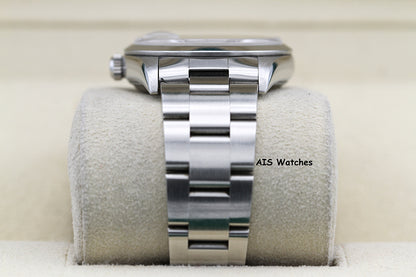 Rolex 15200 Oyster Perpetual 36 MM Arabic Blue Dial Y Serial Box & Papers