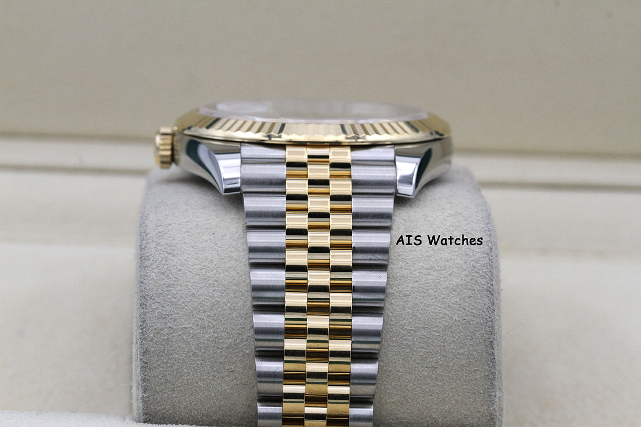 Rolex 126333 DateJust 41MM 18K YG/SS Silver Stick Dial Jubilee Bracelet 2022 Box & Papers