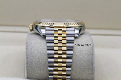 Rolex 126333 DateJust 41MM 18K YG/SS Silver Stick Dial Jubilee Bracelet 2022 Box & Papers