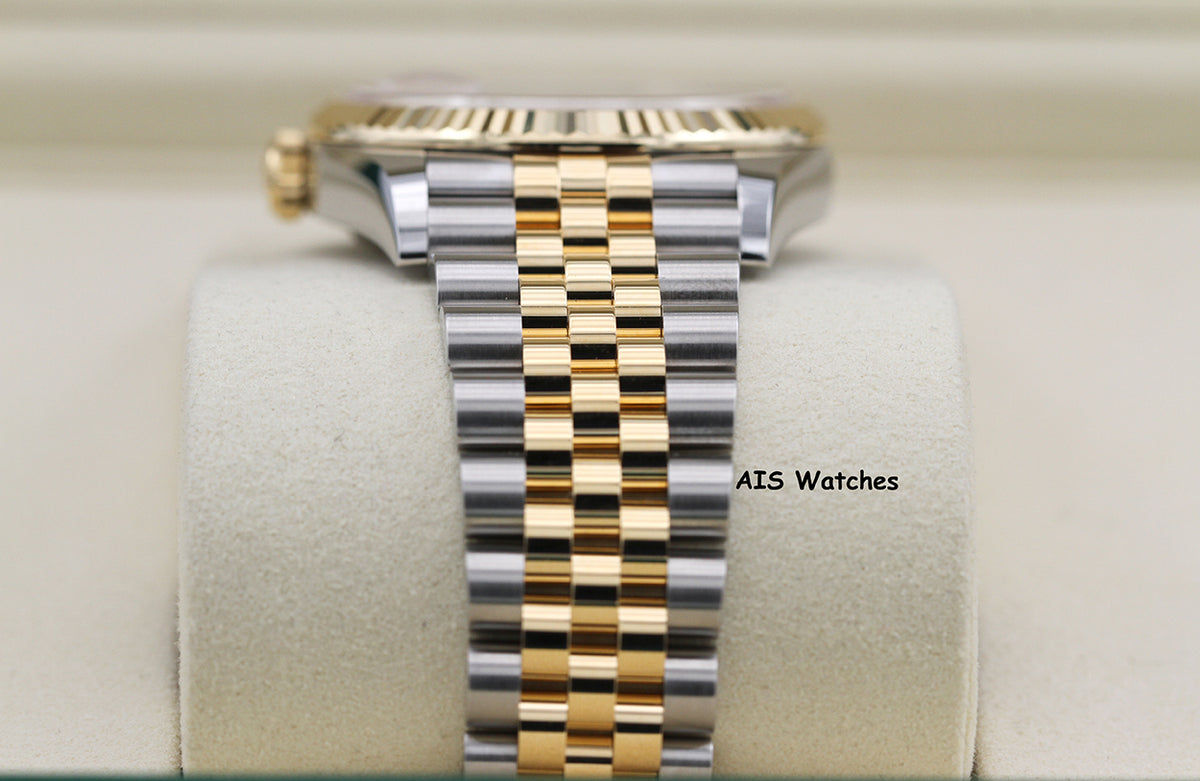 BNIB Rolex 126233 DateJust 36MM 18K YG/SS Champagne Stick Dial Jubilee Bracelet B&P