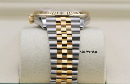 BNIB Rolex 126233 DateJust 36MM 18K YG/SS Champagne Stick Dial Jubilee Bracelet B&P