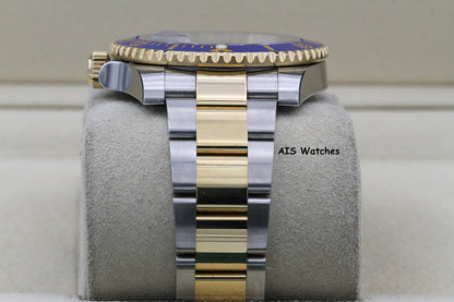 Rolex Submariner 18K YG/SS 116613LB SunBurst Blue Dial Ceramic 40MM 2018 B&P