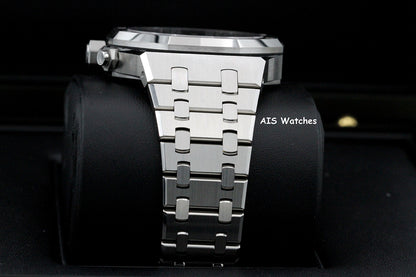 BNIB Audemars Piguet 26715ST Royal Oak Chronograph Blue Dial 38MM Box & Papers