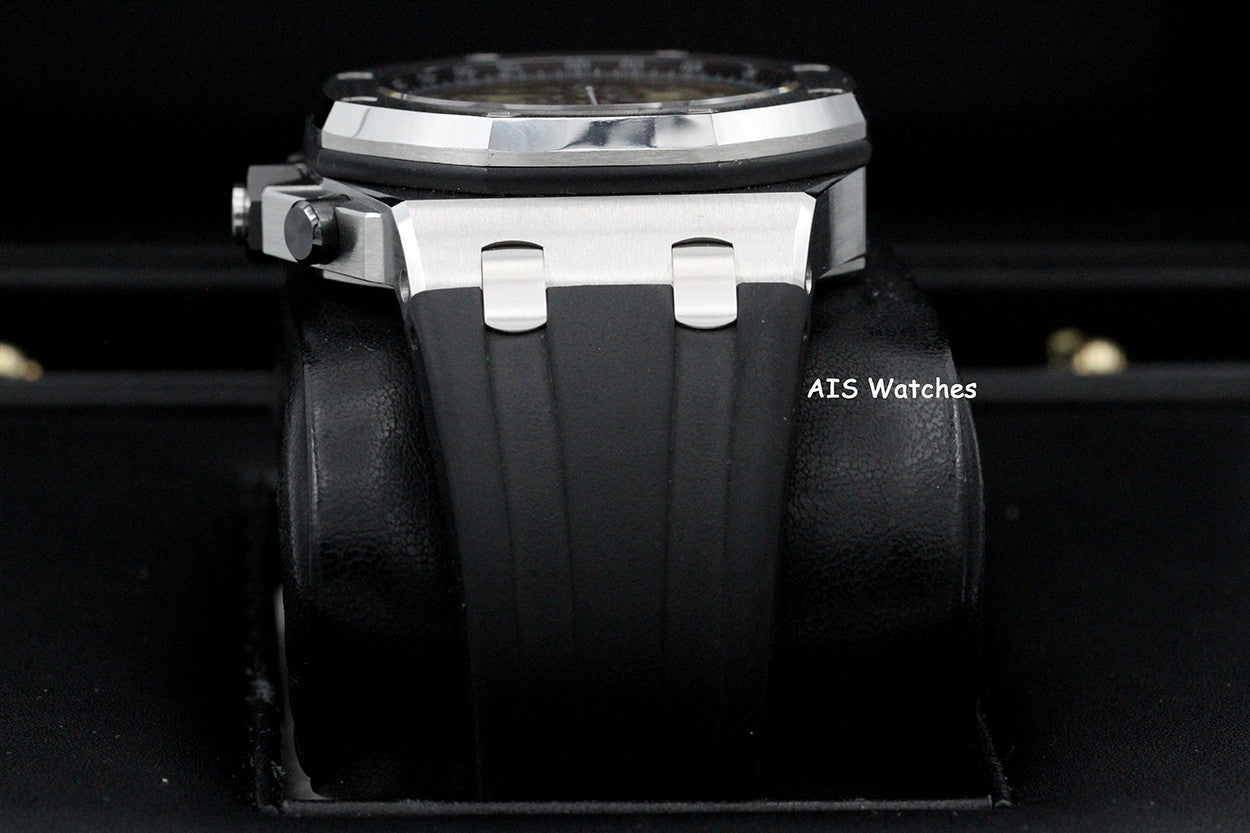 Audemars Piguet 26470ST Safari Royal Oak Offshore Chronograph 42MM Box & Papers