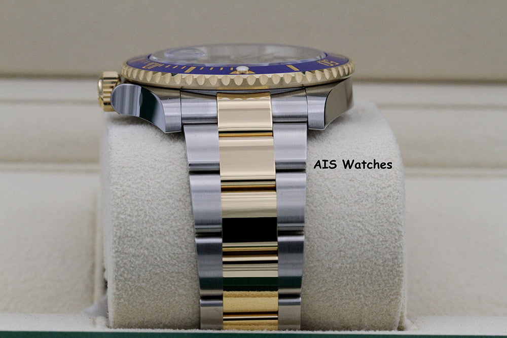 BNIB Rolex Submariner 41MM 18k/SS 126613LB SunBurst Blue Dial Box / Papers