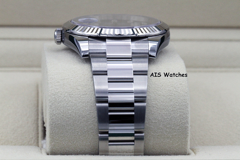 BNIB Rolex Datejust 41MM 126334 Blue Diamond Dial Oyster Box & Papers