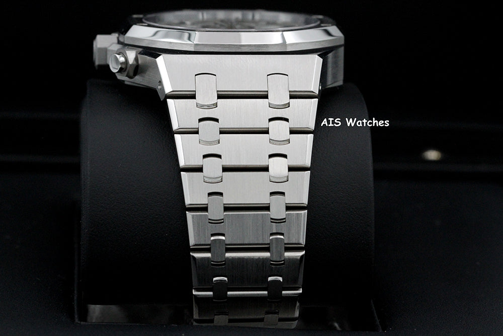 Audemars Piguet 26240ST 41MM 50th Anni. Royal Oak Chronograph Silver Dial B&P