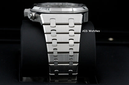 Audemars Piguet 26240ST 41MM 50th Anni. Royal Oak Chronograph Silver Dial B&P