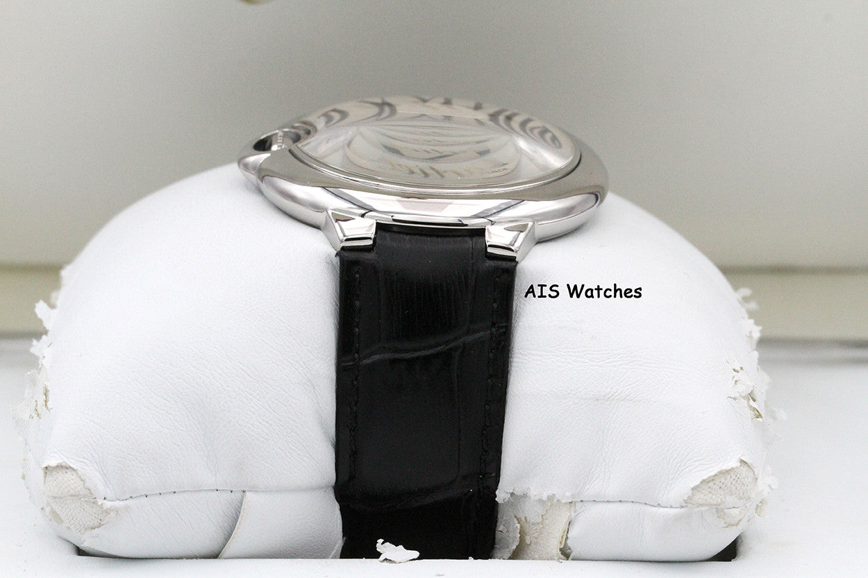 Cartier Ballon Blue de Cartier 42MM W69016Z4 Automatic SS Silver Dial B&P