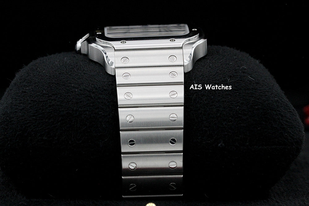 BNIB Cartier Santos De Cartier Large Steel WSSA0018 White Dial 39.8MM B&P