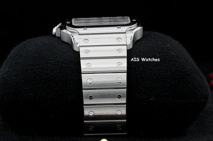 BNIB Cartier Santos De Cartier Large Steel WSSA0018 White Dial 39.8MM B&P