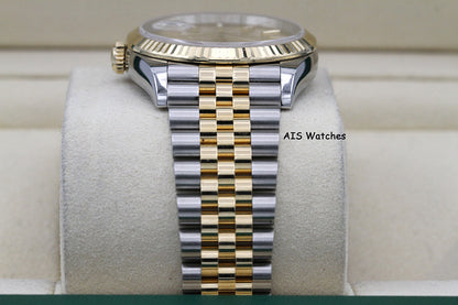 Rolex 126233 DateJust 36MM 18K YG/SS Champagne Stick Dial Jubilee Bracelet B&P