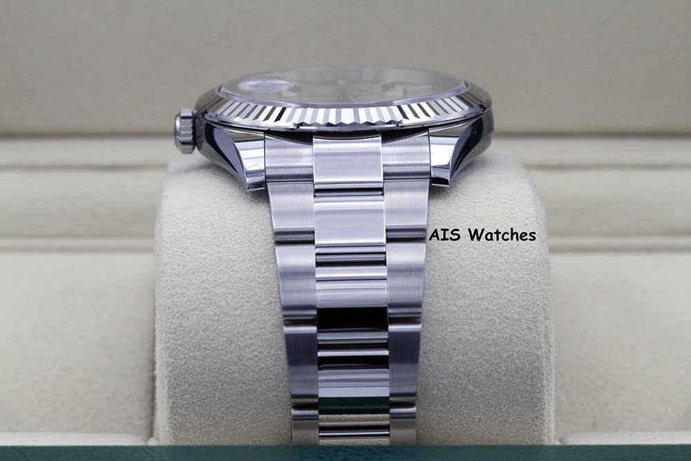 BNIB Rolex Datejust 41MM 126334 Silver Stick Dial Oyster Box & Papers