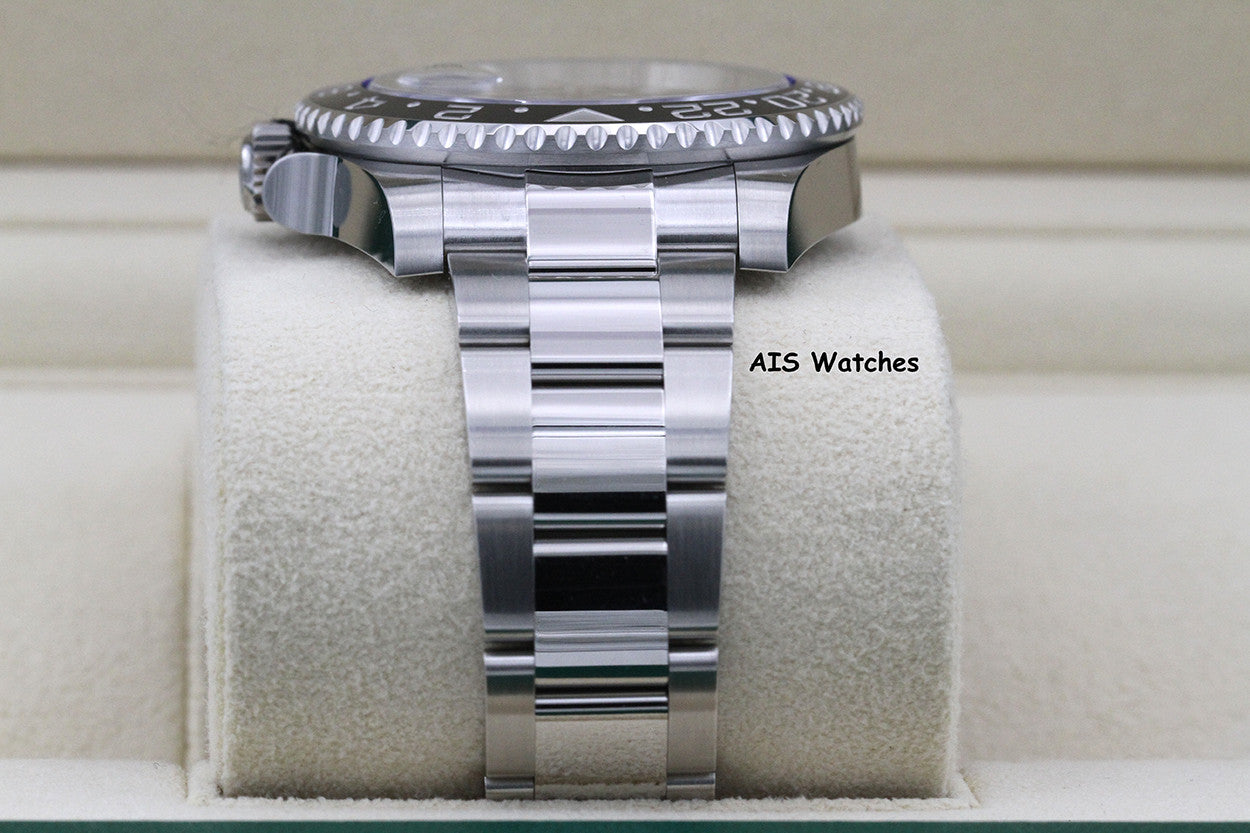 BNIB Rolex GMT Master II 126710BLNR Batman Oyster Bracelet Ceramic Bezel BP