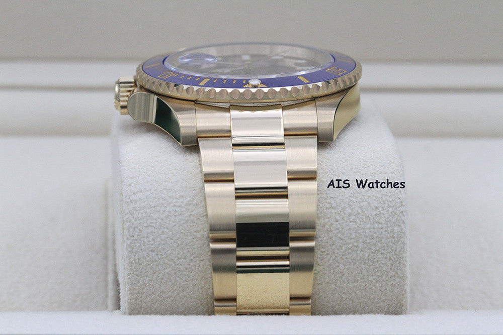 BNIB Rolex Submariner Ceramic 126618LB 41MM 18K Yellow Gold Sunburst Blue Dial Box & Papers