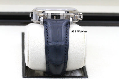 Patek Philippe 5930G World Time Chronograph White Gold Blue Dial Box & Paper