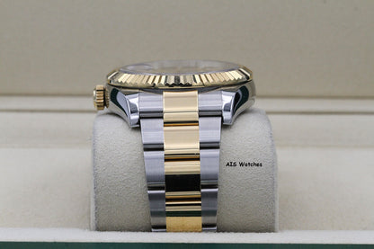 Rolex 326933 Sky-Dweller 18K Yellow Gold / SS Oyster Champagne Dial BP