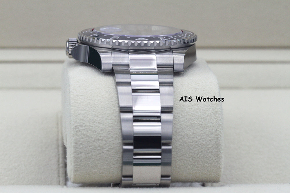 BNIB Rolex GMT-Master II 126719BLRO Meteorite Dial Pepsi 18K WG Box & Papers