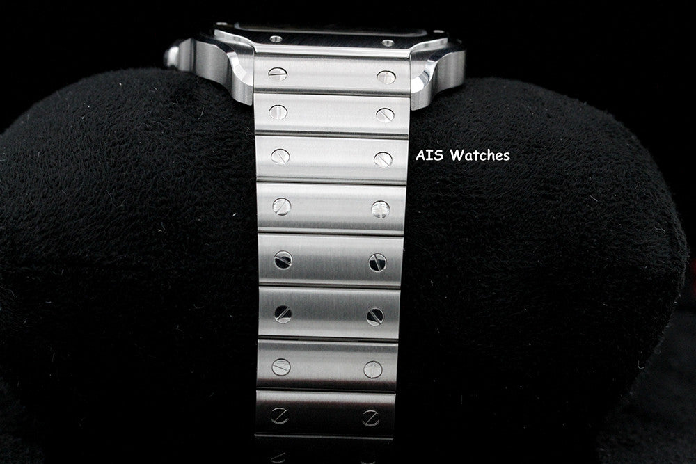 BNIB Cartier Santos De Cartier Large Steel WSSA0062 Green Dial 39.8MM B&P