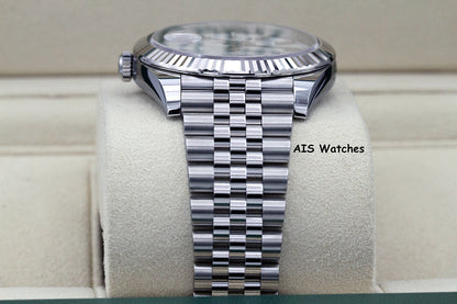 BNIB Rolex Datejust 41MM 126334 White Stick Dial Jubilee Box & Paper