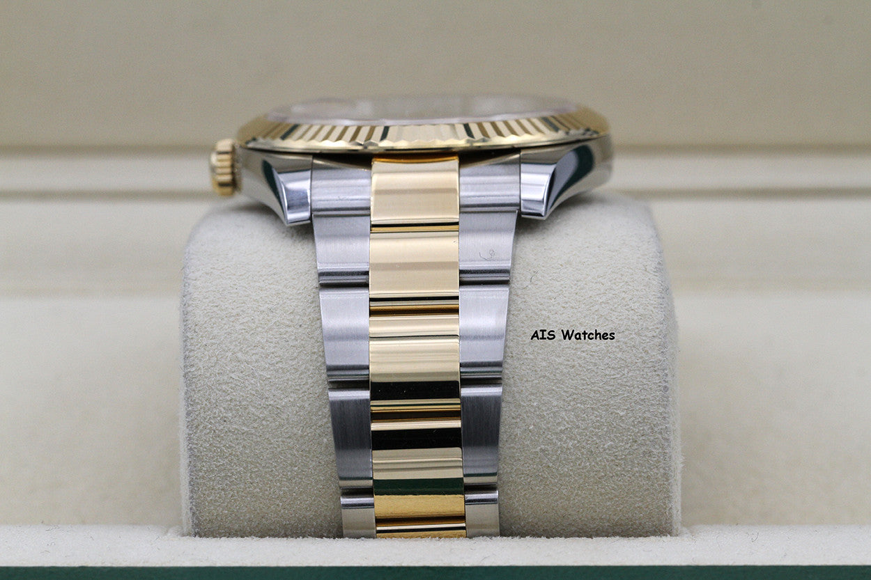 Rolex 126333 DateJust 41MM 18K YG/SS Champagne Stick Dial Oyster Bracelet 2022 Box & Papers