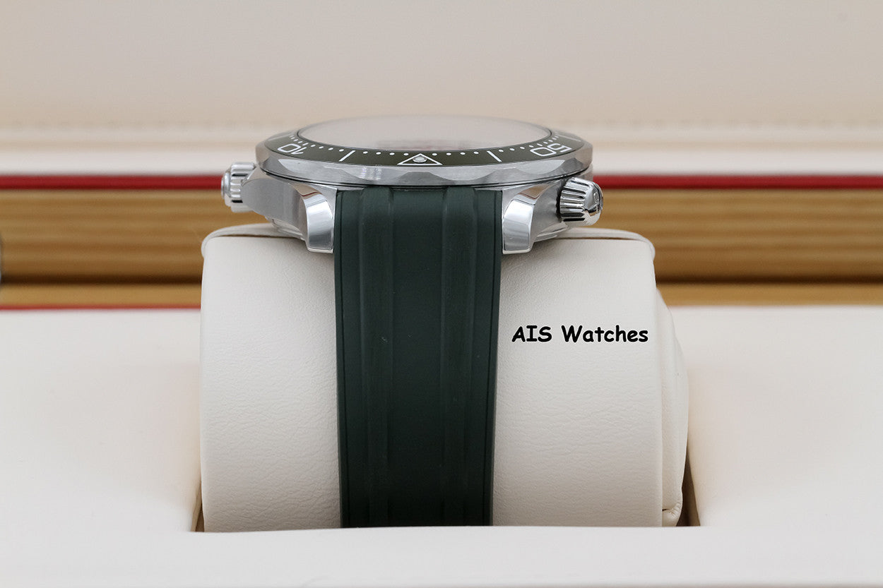 BNIB Omega Seamaster 300M 42MM Diver Green Wave Dial 210.32.42.20.10.001 Box & Papers