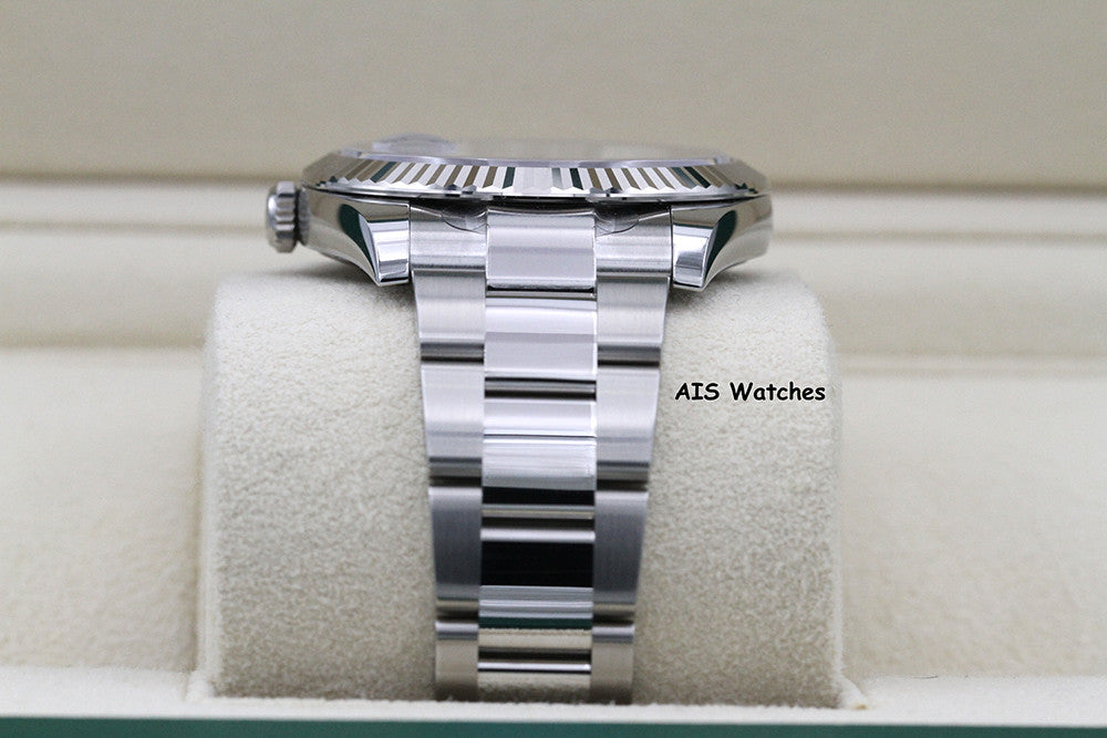 BNIB Rolex Datejust 41MM 126334 Wimbledon Slate Roman Dial Oyster Box & Papers