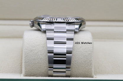 BNIB Rolex Datejust 41MM 126334 Wimbledon Slate Roman Dial Oyster Box & Papers