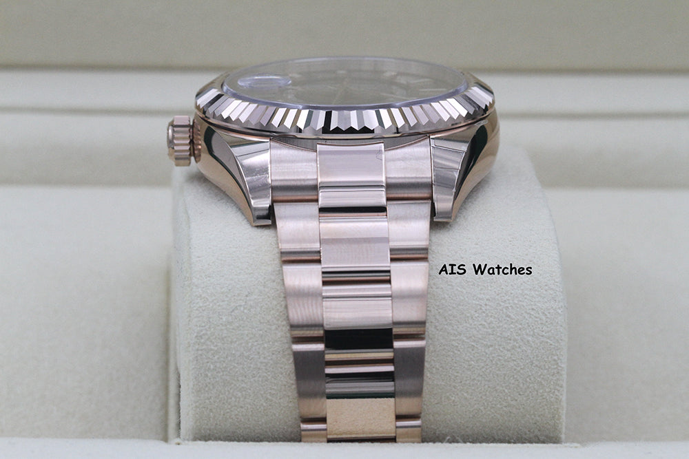 Rolex 326935 Sky-Dweller 18K Rose Gold Rhodium Dial Box & Papers