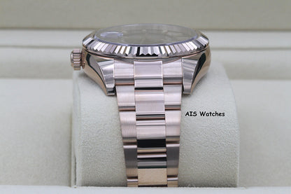 Rolex 326935 Sky-Dweller 18K Rose Gold Rhodium Dial Box & Papers