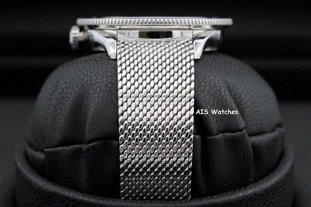 Breitling SuperOcean Heritage '57 A103702A1C1A1 Blue Rainbow Mesh Bracelet SS 42MM B&P