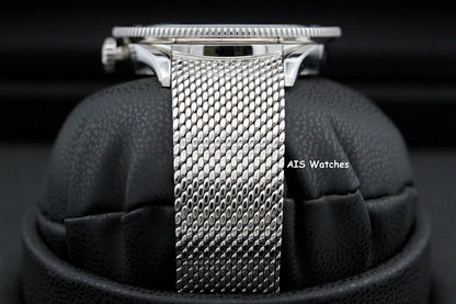 Breitling SuperOcean Heritage '57 A103702A1C1A1 Blue Rainbow Mesh Bracelet SS 42MM B&P