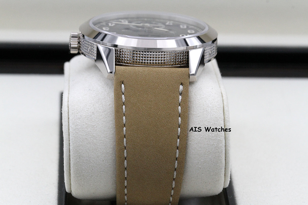 BNIB Patek Philippe Calatrava Annual Calendar Travel Time 5326G 18K White Gold Charcoal Dial Box & Papers