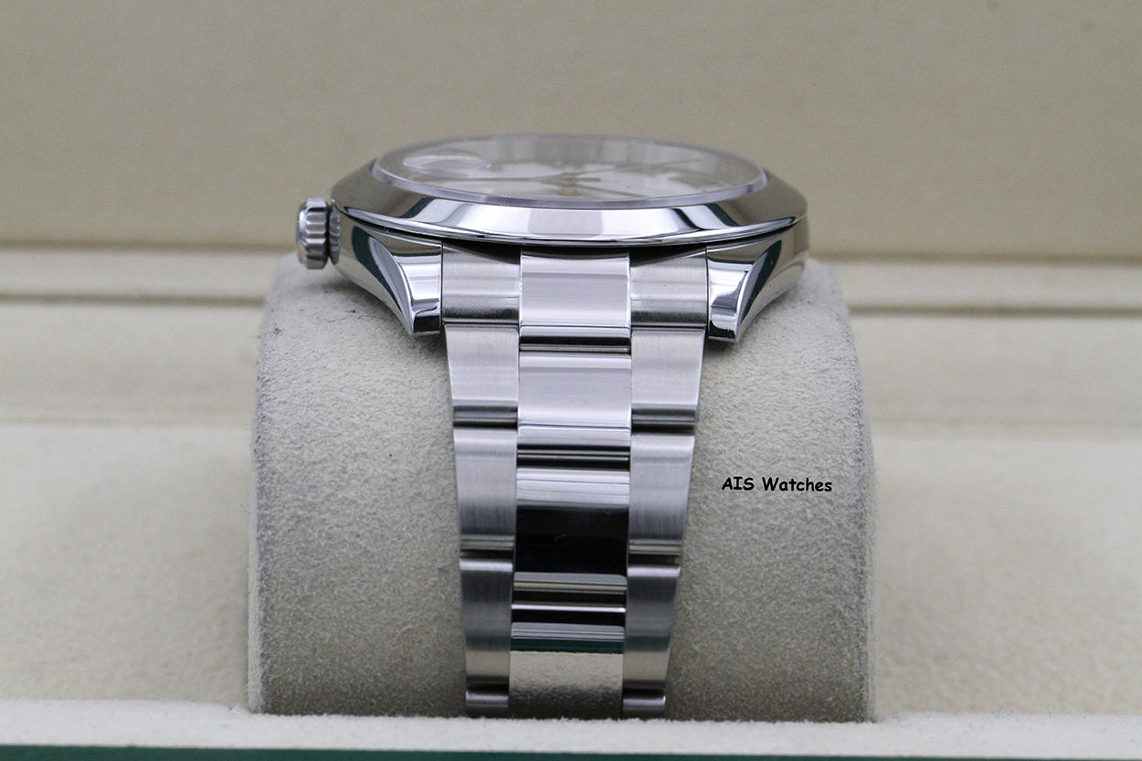 Rolex Datejust 41MM 126300 White Roman Dial Oyster Bracelet 2021 B&P