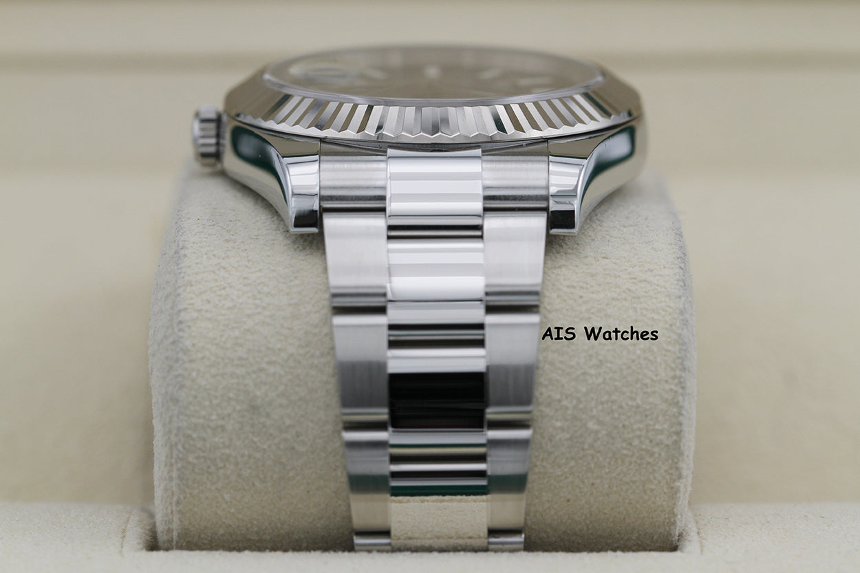 Rolex Datejust II 41MM 116334 Blue Stick Dial Stainless Steel 2017 Box & Papers