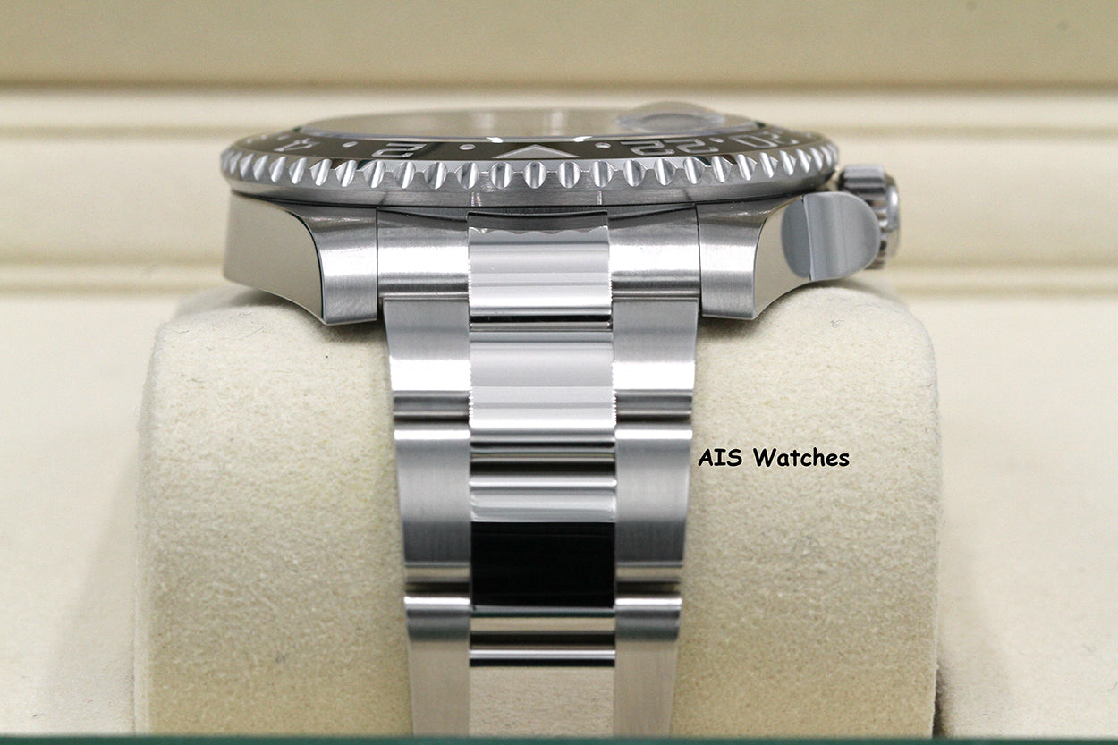 BNIB Rolex GMT Master II 126720VTNR Sprite Lefty Oyster Black / Green B&P