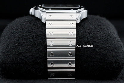 BNIB Cartier Santos De Cartier Large Steel WSSA0062 Green Dial 39.8MM B&P