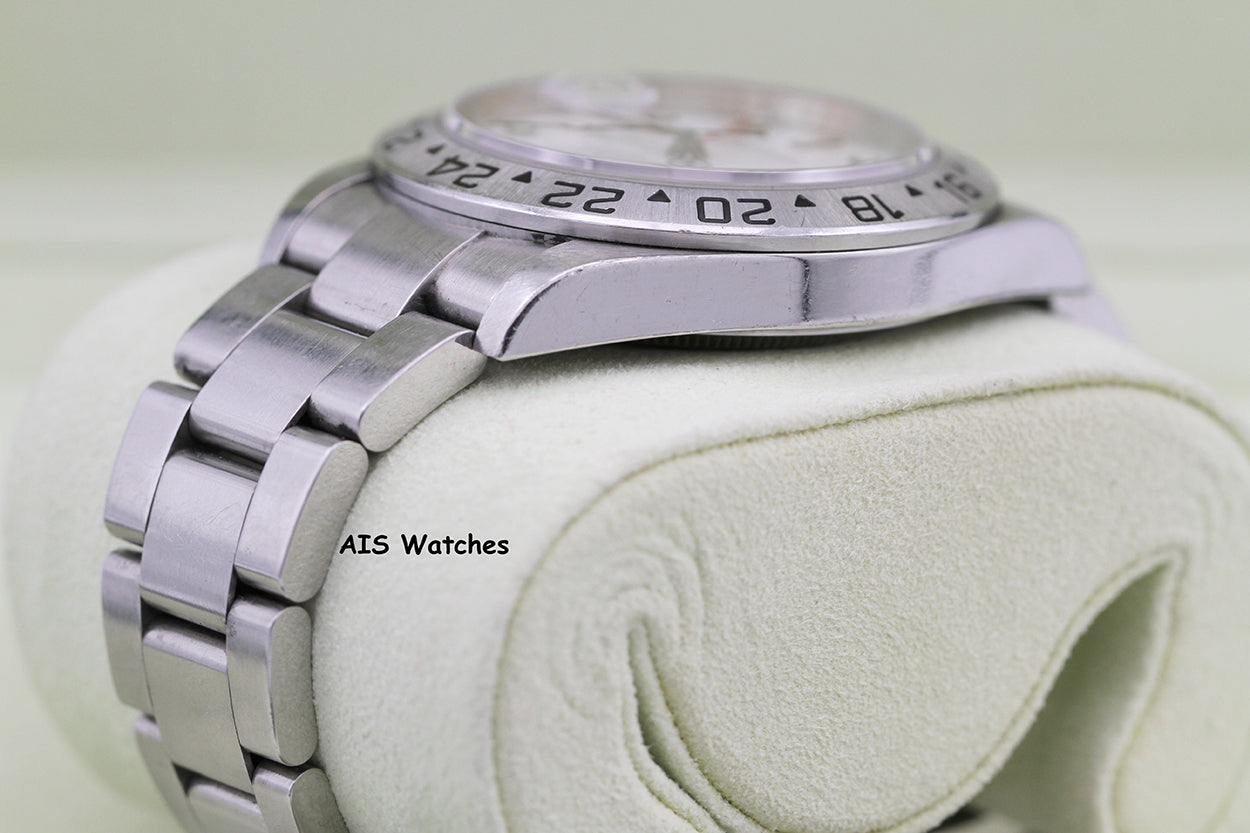 Rolex Explorer II 16570 Polar White Dial 40MM M Serial 3186 Box & Papers