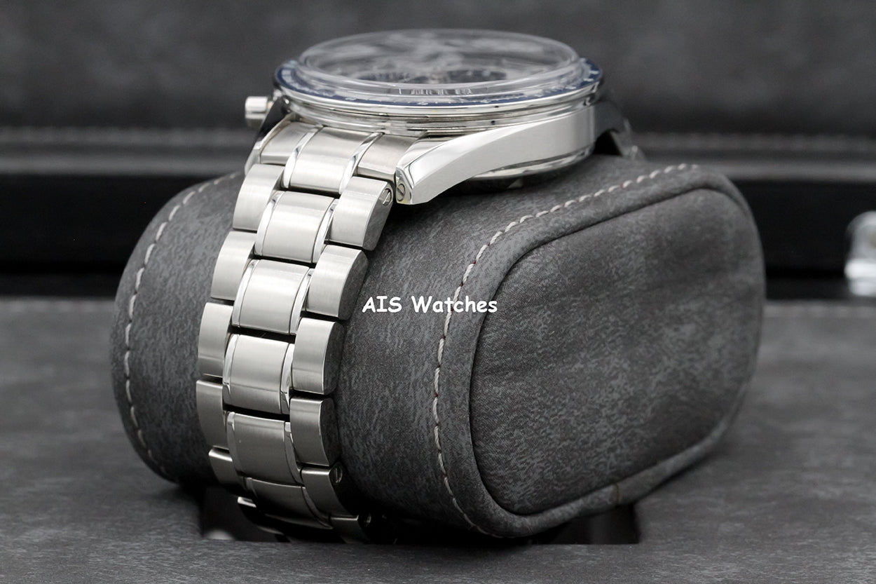 Omega Speedmaster CK2998 Blue SS Bracelet / Leather 311.33.40.30.02.001 Box&Papers