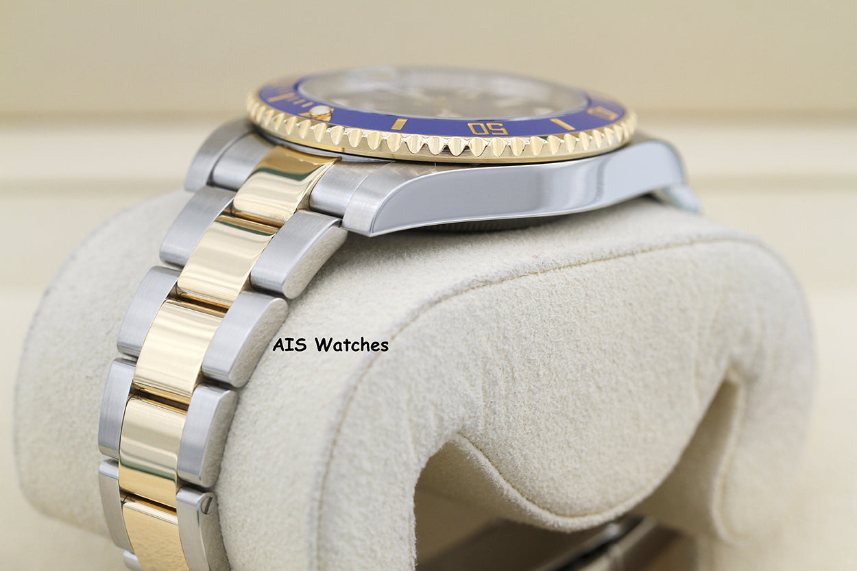 Rolex Submariner 18K YG/SS 116613LB SunBurst Blue Dial Ceramic 40MM 2020 B&P