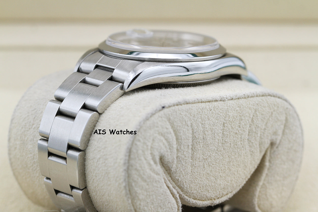 Rolex 15200 Oyster Perpetual 36 MM Arabic Blue Dial Y Serial Box & Papers